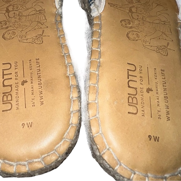 Ubuntu Life Striped Canvas Mule | Size 9W - Picture 9 of 10